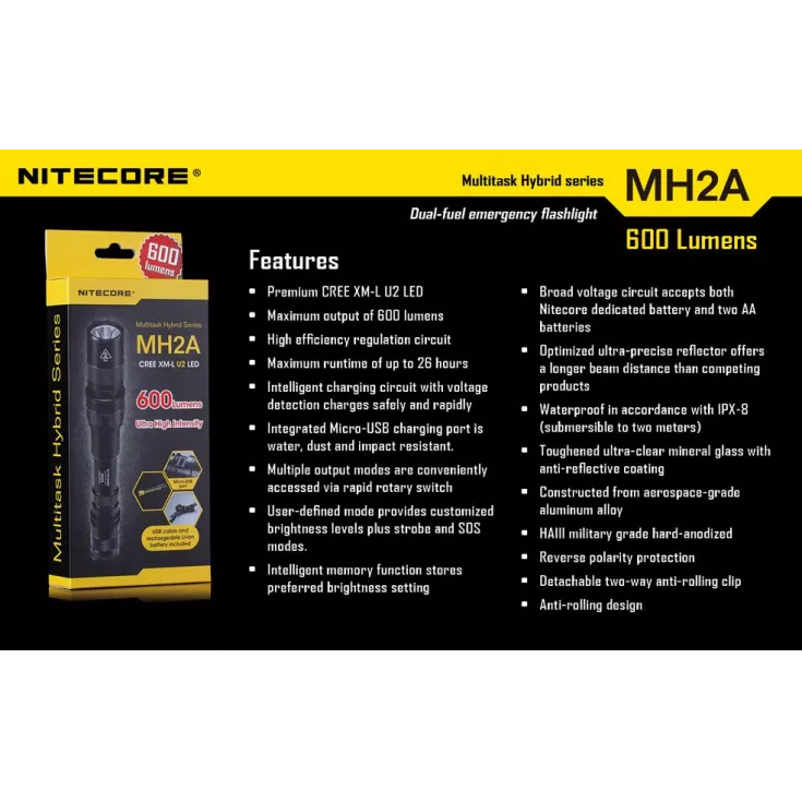 Nitecore MH2A 3 Nitecore MH2A - Image 3
