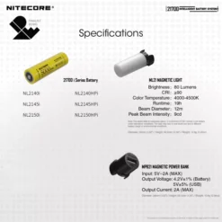 Nitecore 21700 Intelligent Battery System -Nitecore 21700 Intelligent Battery System 10