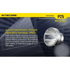 Nitecore P25 Smilodon -Nitecore 3 150