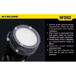 Nitecore 60mm Filters -Nitecore 3 206