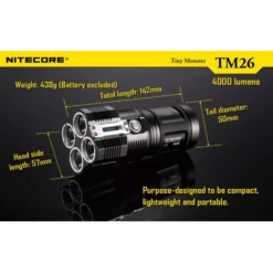 Nitecore TM26 -Nitecore 6 128