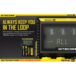 Nitecore Digicharger D4 EU -Nitecore 7 152