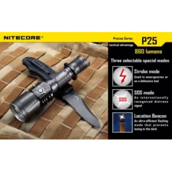 Nitecore P25 Smilodon -Nitecore 7 93