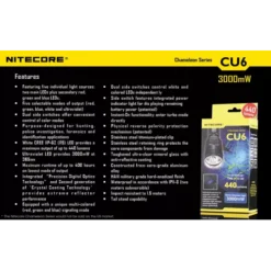 Nitecore CU6 Chameleon 23 Nitecore CU6 Chameleon -Nitecore 8 96