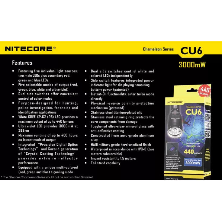 Nitecore CU6 Chameleon 11 Nitecore CU6 Chameleon - Image 11
