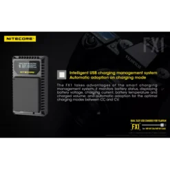 Nitecore FX1 Fujifilm Camera Charger -Nitecore FX1 5