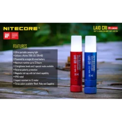 Nitecore LA10 CRI Mini Camping Lantern -Nitecore LA10CRI 11