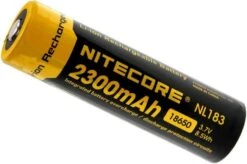 NiteCore 18650 Battery 2300 MAh, Button Top
