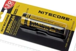 NiteCore 18650 Battery 3200 MAh, Button Top