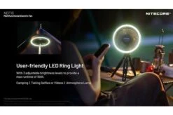 Nitecore NEF10 Portable Fan, Grey, With Powerbank And Lamp 7 Nitecore NEF10 Portable Fan, Grey, With Powerbank And Lamp -Nitecore NCENF1 04 nitecore