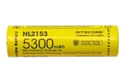 Nitecore NL2153 Rechargeable 21700 Li-ion Battery, 5300 MAh