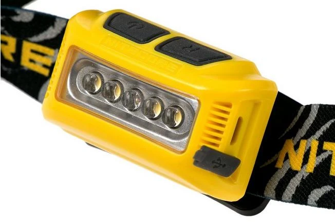 NiteCore NU10 Lightweight Rechargeable Head Torch, Yellow 5 NiteCore NU10 Lightweight Rechargeable Head Torch, Yellow - Image 5