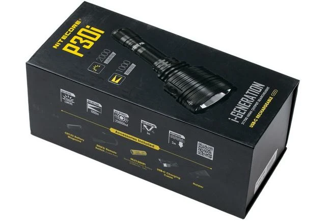Nitecore P30i Rechargeable Flashlight, 2000 Lumens 10 Nitecore P30i Rechargeable Flashlight, 2000 Lumens - Image 10