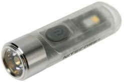 Nitecore TIKI Glow In The Dark Rechargeable Keychain Flashlight, 300 Lumen