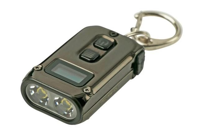 Nitecore Tini2 SS Rechargeable Keychain Flashlight, Black 2 Nitecore Tini2 SS Rechargeable Keychain Flashlight, Black - Image 2