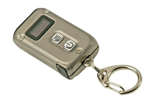 Nitecore Tini2 Ti Rechargeable Keychain Flashlight, Silver 2 Nitecore Tini2 Ti Rechargeable Keychain Flashlight, Silver - Image 2