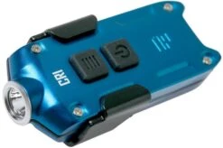 NiteCore TIP CRI Rechargeable Keychain Flashlight, Blue