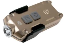 NiteCore TIP CRI Rechargeable Keychain Flashlight, Gold