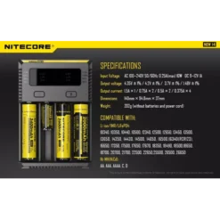 Nitecore New I4 Intellicharger -Nitecore NEW i4 11