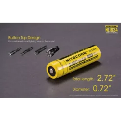 Nitecore 18650 Li-ion Battery (3400mAh) NL1834 -Nitecore NL1834 5
