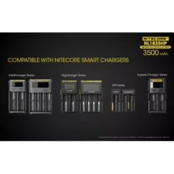 Nitecore 18650 Li-ion High Performance Battery (3500mAh) NL1835HP -Nitecore NL1835HP 8