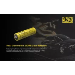 Nitecore 21700 NL2140 Li-ion Battery (4000mAh) -Nitecore NL2140 2