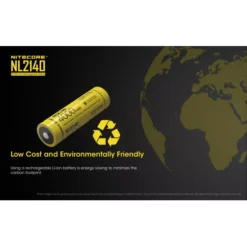 Nitecore 21700 NL2140 Li-ion Battery (4000mAh) -Nitecore NL2140 6