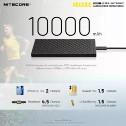 Nitecore NB10000 Silver Power Bank -Nitecore Nitecore NB10000 Silver 6