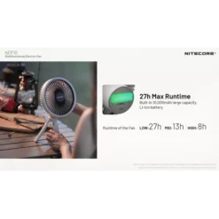 Nitecore NEF10 Electric Fan -Nitecore Nitecore NEF10 4