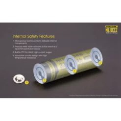 Nitecore 18650 Li-ion Battery (3200mAh) NL1832 -Nitecore Nitecore NL1832 2