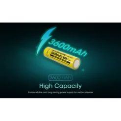 Nitecore 18650 Li-ion Battery (3600mAh) NL1836 -Nitecore Nitecore NL1836 2