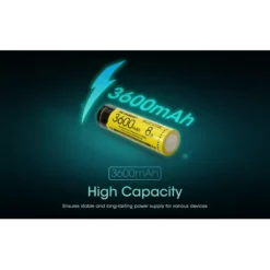 Nitecore 18650 Li-ion Battery (3600mAh) NL1836HP -Nitecore Nitecore NL1836HP 2