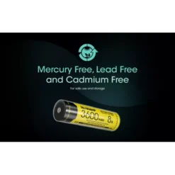 Nitecore 18650 Li-ion Battery (3600mAh) NL1836HP -Nitecore Nitecore NL1836HP 7
