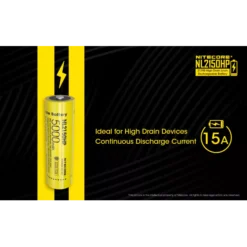 Nitecore 21700 NL2150HP Li-ion High Performance (5000mAh) -Nitecore Nitecore NL2150HP 3