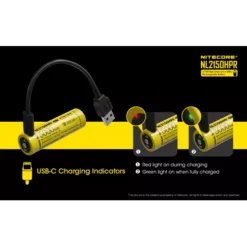 Nitecore 21700 NL2150HPR USB-C 15A Li-ion Battery -Nitecore Nitecore NL2150HPR 6