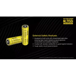 Nitecore 21700 NL2150i Li-ion Battery (5000mAh) -Nitecore Nitecore NL2150i 5