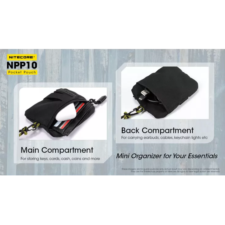 Nitecore NPP10 Pocket Pouch 3 Nitecore NPP10 Pocket Pouch - Image 3