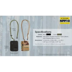 Nitecore NPP10 Pocket Pouch 12 Nitecore NPP10 Pocket Pouch -Nitecore Nitecore NPP10 4