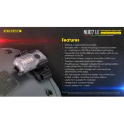 Nitecore NU07 LE -Nitecore Nitecore NU07 LE 11