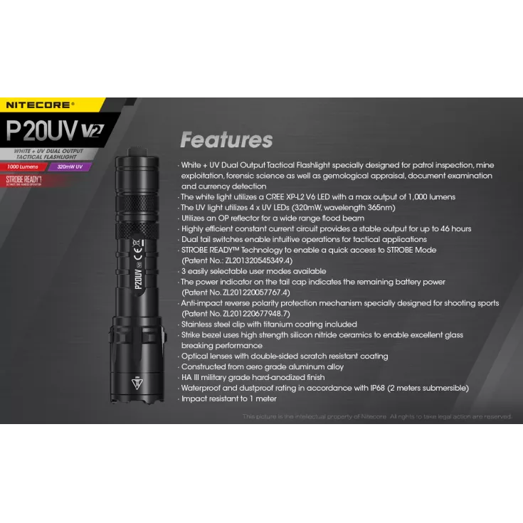 Nitecore P20UV V2 12 Nitecore P20UV V2 - Image 12