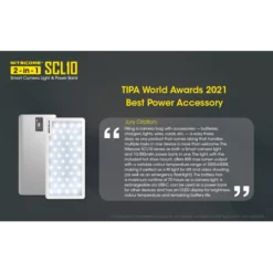 Nitecore SCL10 Camera Light & Power Bank -Nitecore Nitecore SCL10 1