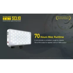 Nitecore SCL10 Camera Light & Power Bank -Nitecore Nitecore SCL10 4