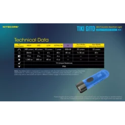 Nitecore TIKI GITD - Blue -Nitecore Nitecore TIKI GITD Blue 9