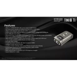 Nitecore TINI 2 Ti -Nitecore Nitecore TINI 2 Ti 10
