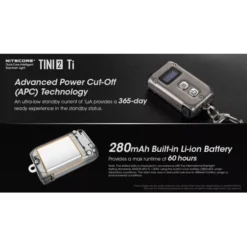 Nitecore TINI 2 Ti -Nitecore Nitecore TINI 2 Ti 6