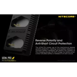 Nitecore UCN4 Pro Canon Camera Charger -Nitecore Nitecore UCN4 Pro 8