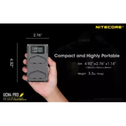 Nitecore UCN4 Pro Canon Camera Charger -Nitecore Nitecore UCN4 Pro 9
