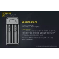 Nitecore UI2 USB Battery Charger -Nitecore Nitecore UI2 9