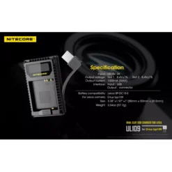 Nitecore UL109 Leica Camera Charger -Nitecore Nitecore UL109 11
