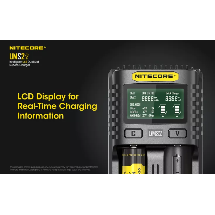 Nitecore UMS2 Charger 6 Nitecore UMS2 Charger - Image 6